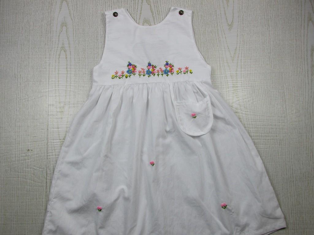 картинка Стильное белоснежное легкое платье хб, идеал от интернет-магазина детской и женской одежды секонд хенд, а также товаров для женщин и детей Odewashka.by